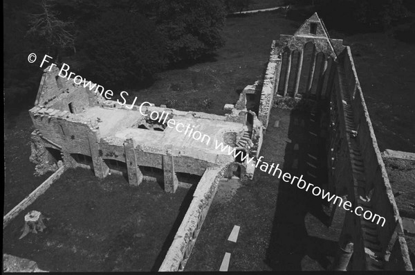 ARDFERT FRIARY SCENES VIEW FROM TOP OF TOWER